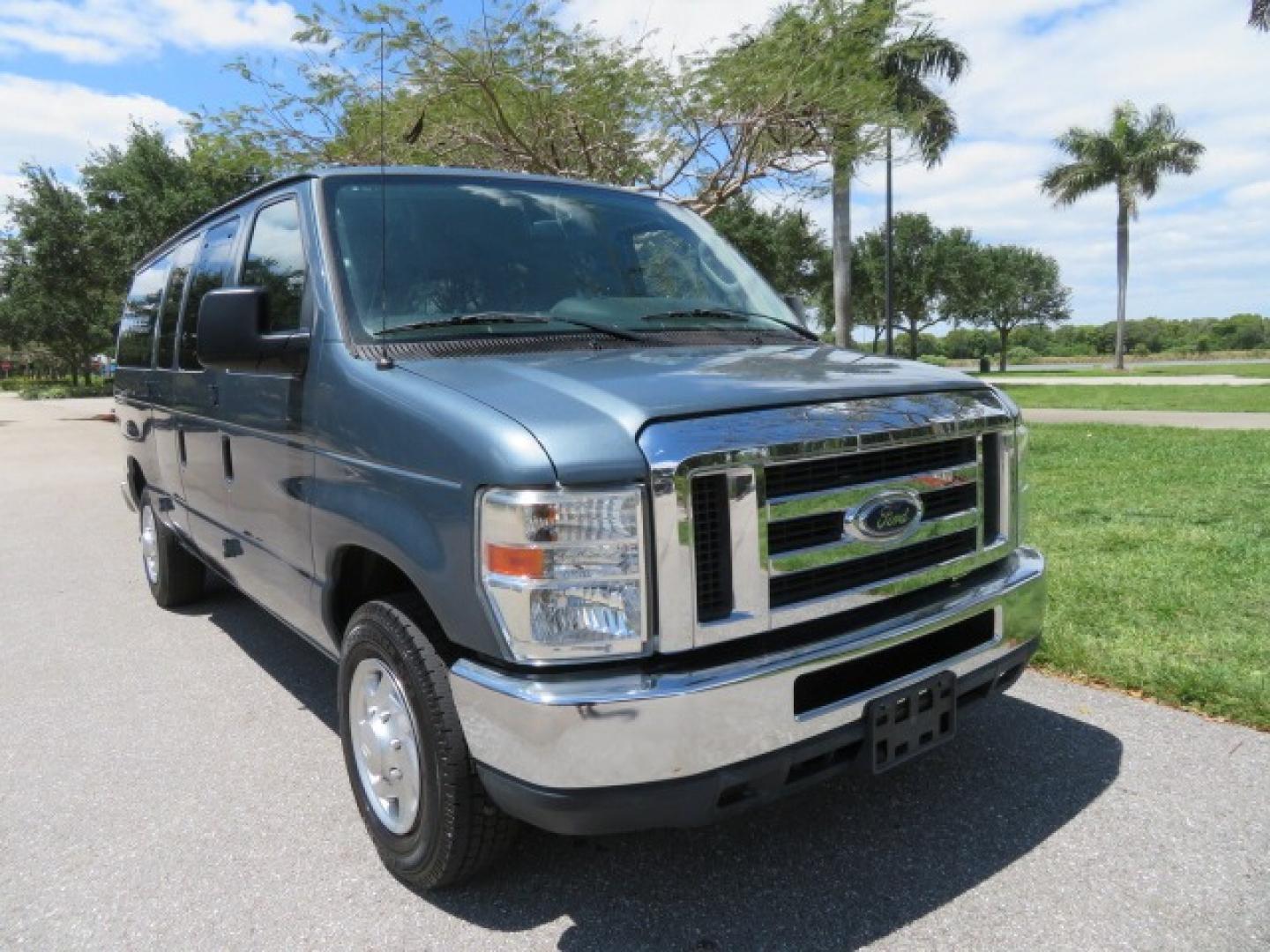 2013 Dark Blue /Gray Ford E-Series Wagon XLT (1FMNE1BW4DD) with an 4.6L V8 engine, Automatic transmission, located at 4301 Oak Circle #19, Boca Raton, FL, 33431, (954) 561-2499, 26.388861, -80.084038 - You are looking at a Gorgeous 2013 Ford E150 XLT Handicap Wheelchair Conversion Van with 22K Original Miles, Tie Down System, Power Electric VMI Side Entry Wheelchair Lift, Back Up Camera, Factory Navigation and Much Much More. This van is Awesome. This is a Nice Rust Free Van with a Clean Carfax, C - Photo#7